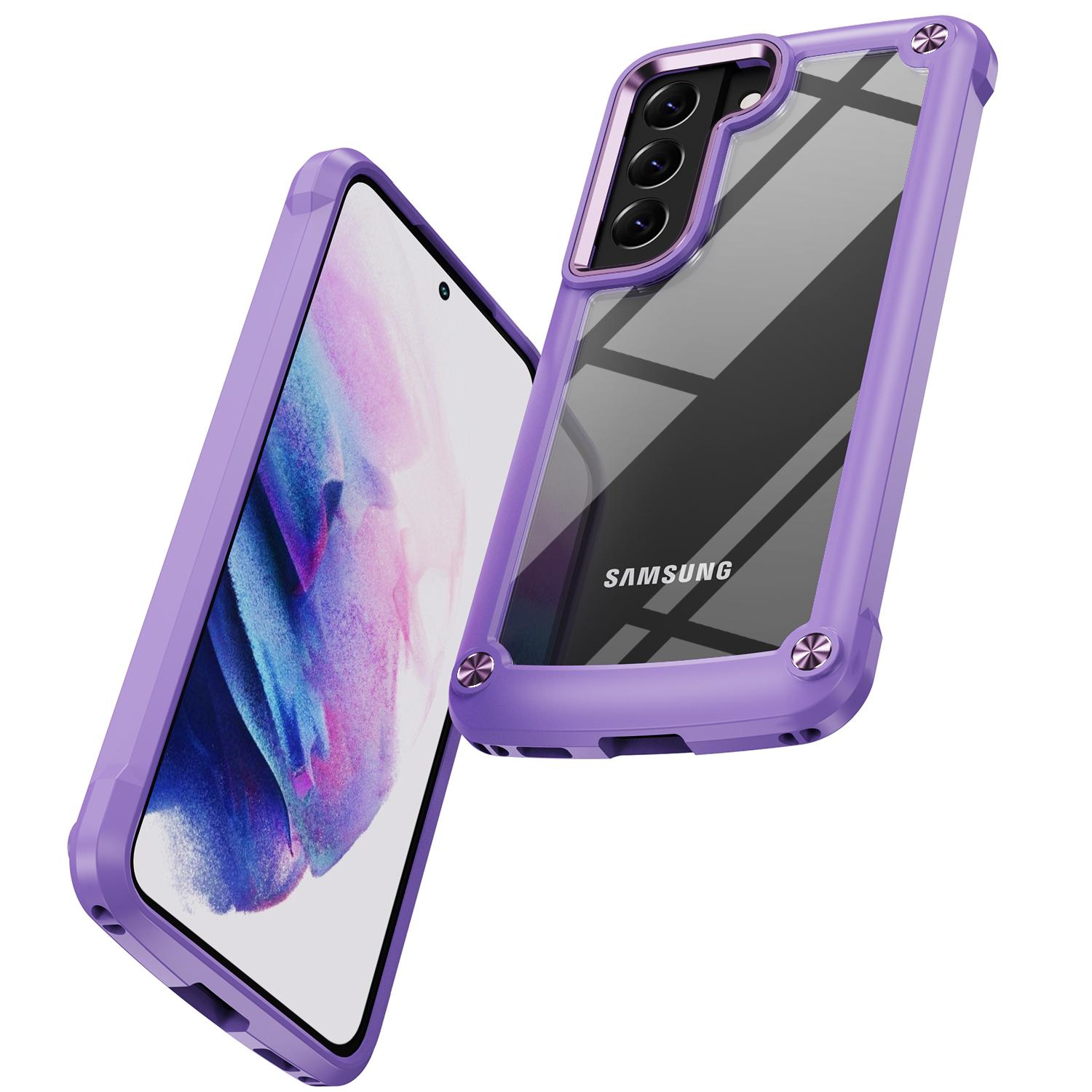 For Samsung Galaxy S23 PC+TPU Anti-drop Protective Cover Electroplating Anti-scratch Phone Back Case Purple
For Samsung Galaxy S23 PC+TPU Anti-drop Protective Cover Electroplating Anti-scratch Phone Back Case Purple