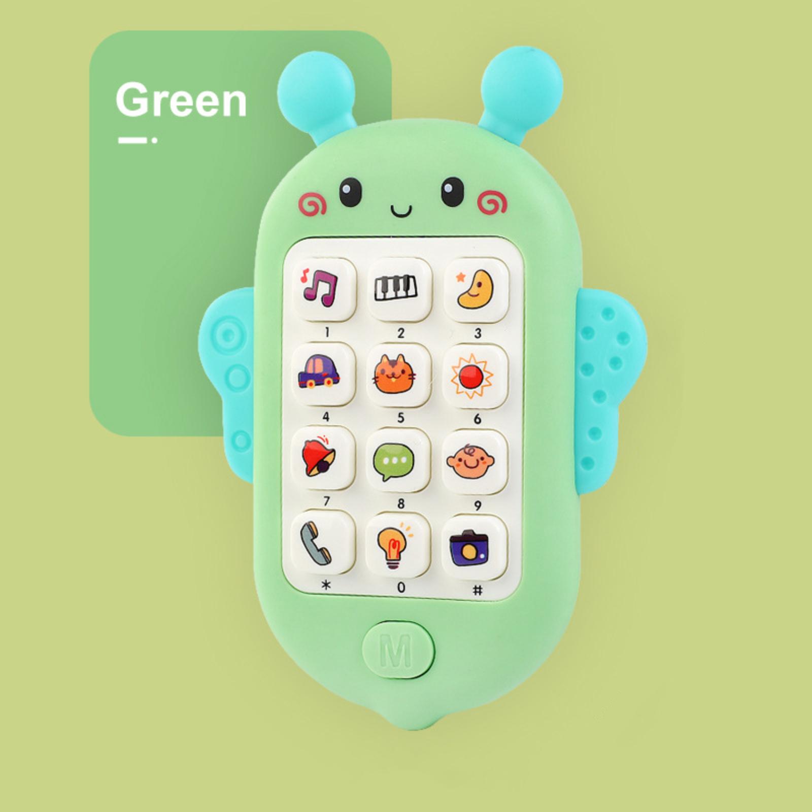 Educational Baby Toy Phone Interactive Learning Device with Built-in Lights and Songs No Battery Required Early Childhood Development Toy for Toddlers One Size зелёный
Educational Baby Toy Phone Interactive Learning Device with Built-in Lights and Songs No Battery Required Early Childhood Development Toy for Toddlers One Size зелёный
