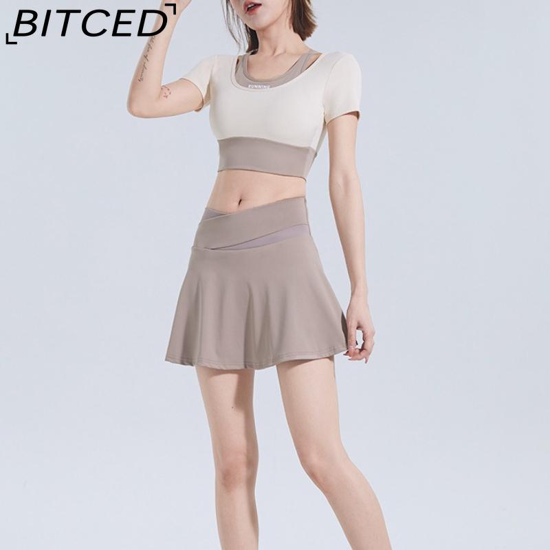BITCED Двухкомпонентная юбка с цветными блоками и быстросохнущими шортами против просвечивания, спортивный комплект с коротким рукавом для бега и фитнеса, облегающий, с высокой эластичностью и ощущением «нюд». XXL кремовый/хаки
BITCED Двухкомпонентная юбка с цветными блоками и быстросохнущими шортами против просвечивания, спортивный комплект с коротким рукавом для бега и фитнеса, облегающий, с высокой эластичностью и ощущением «нюд». XXL кремовый/хаки