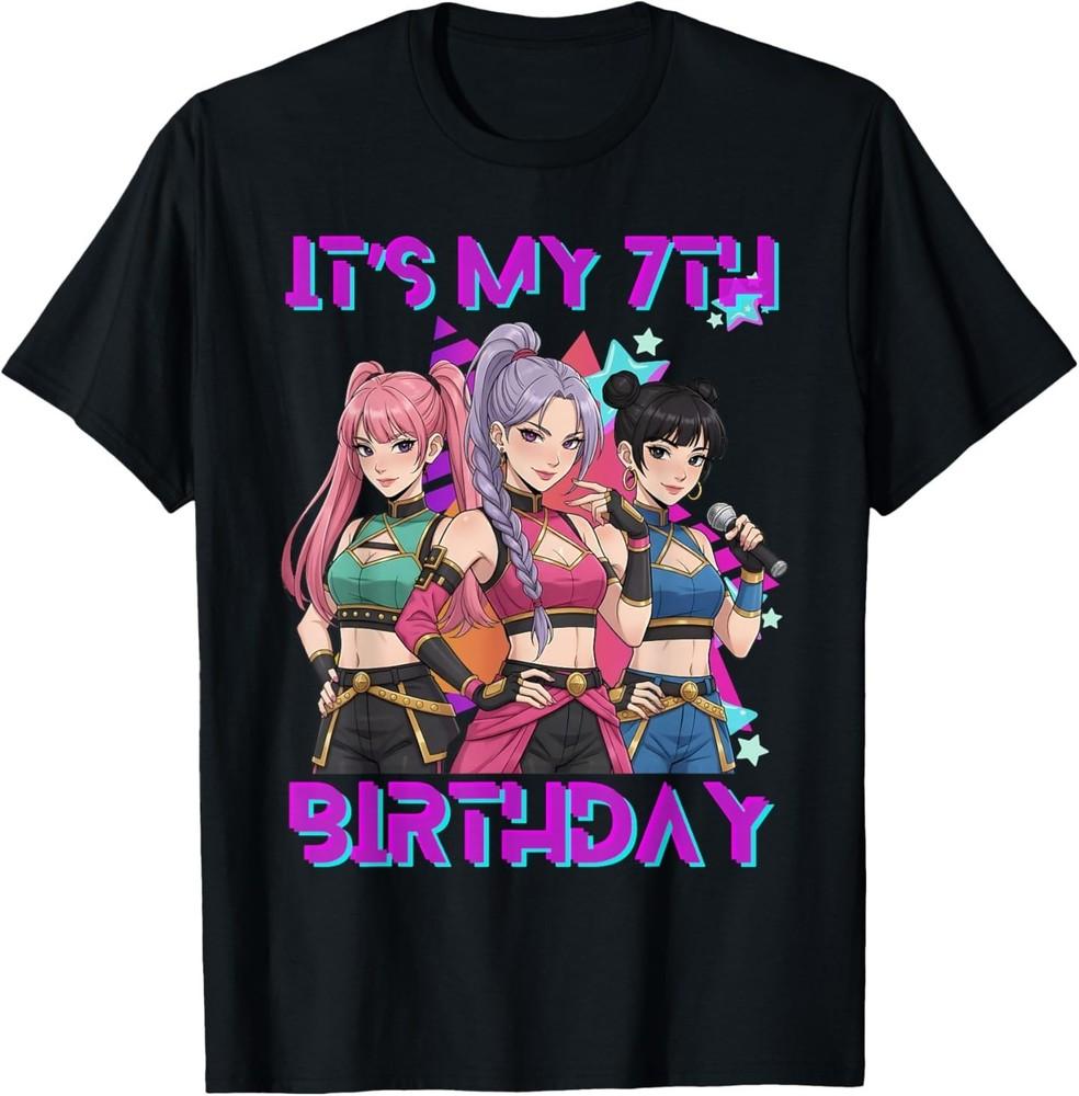7 Years Old Birthday K pop Kids 7th Birthday Girls K-pop T-Shirt XL
7 Years Old Birthday K pop Kids 7th Birthday Girls K-pop T-Shirt XL