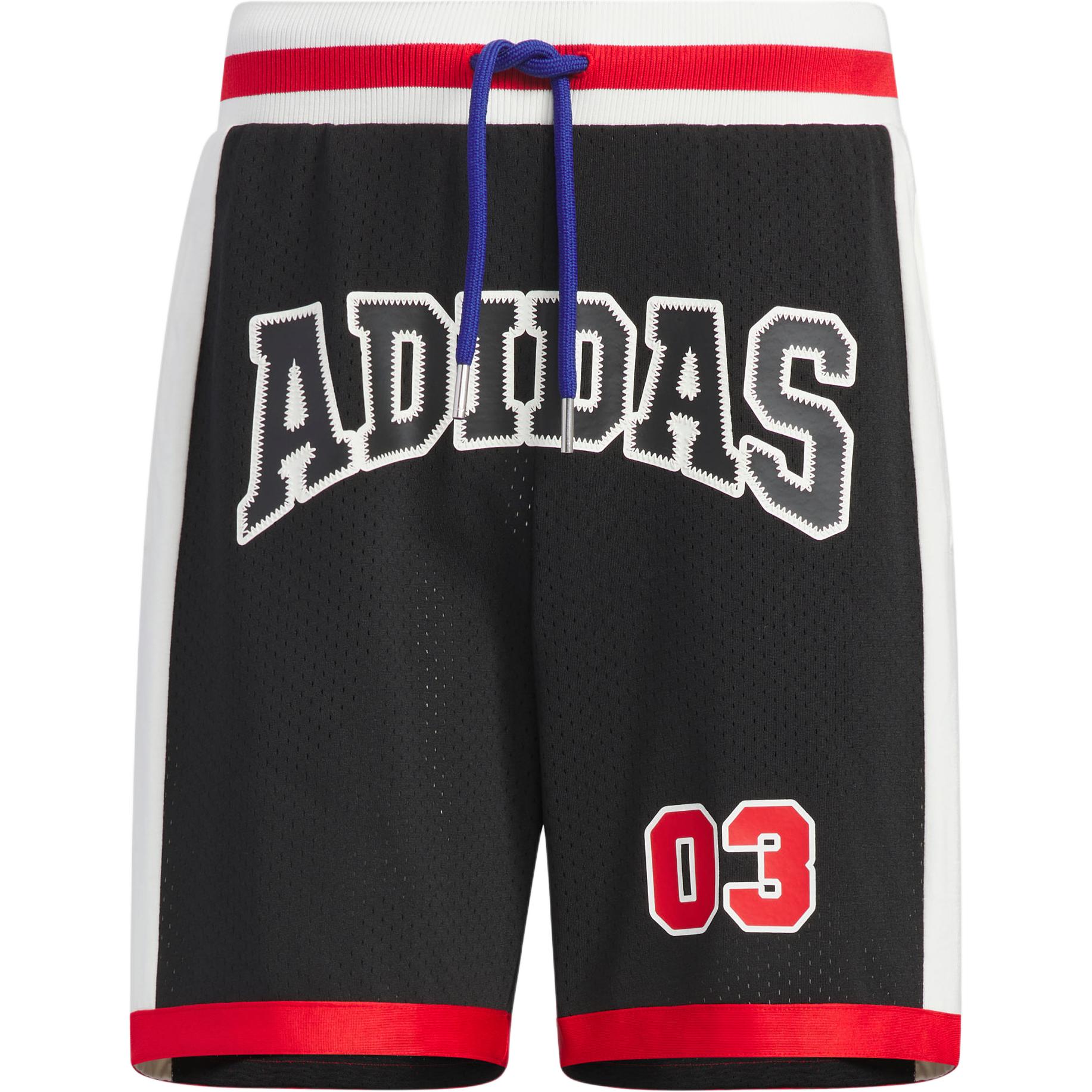 Adidas Повседневные баскетбольные шорты с буквенно-цифровым цветным блоком и завязками на шнурке, унисекс, черные, JD6398 S
Adidas Повседневные баскетбольные шорты с буквенно-цифровым цветным блоком и завязками на шнурке, унисекс, черные, JD6398 S