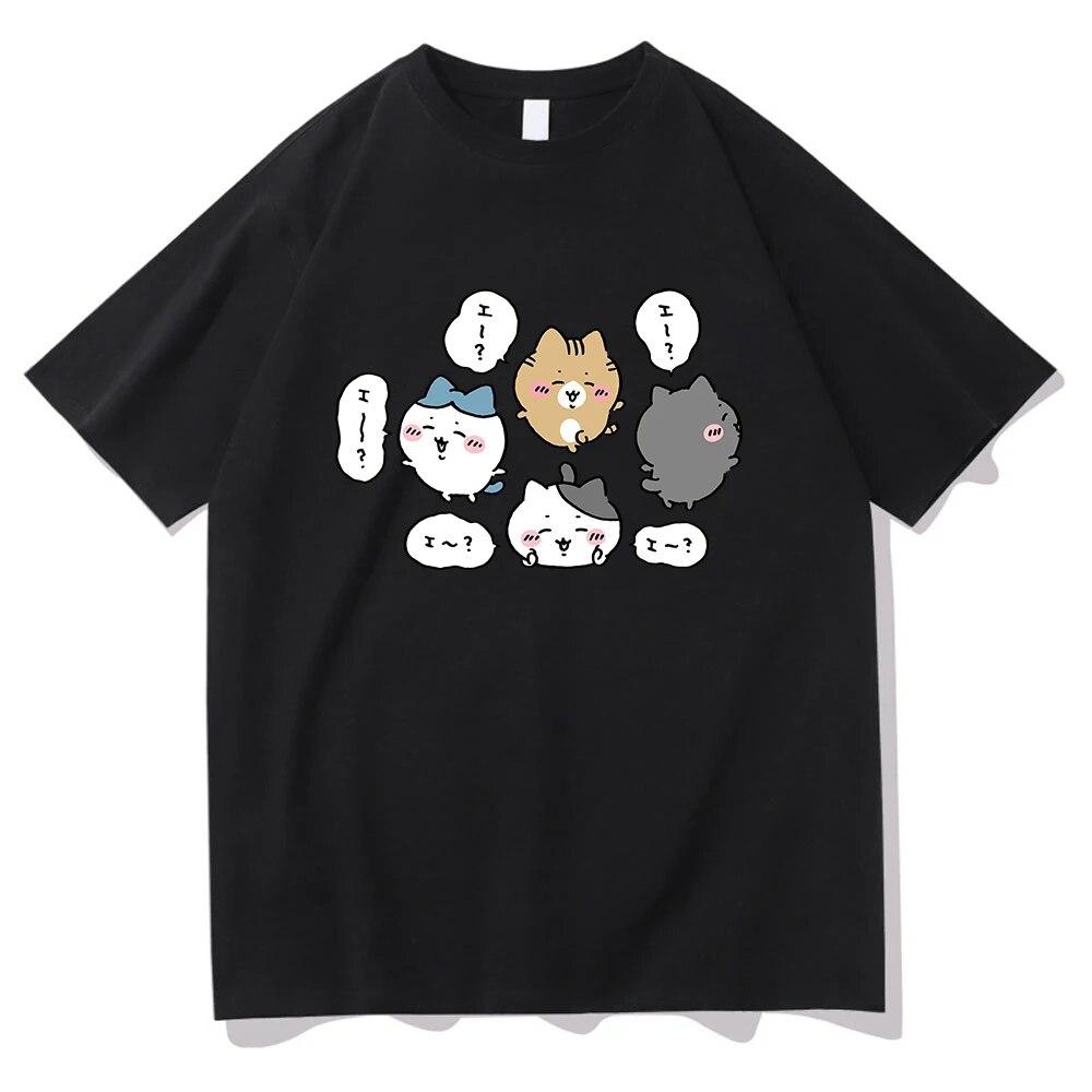 Плюс размер футболка Chiikawa для мужчин и женщин Harajuku эстетический рисунок Kawaii топы аниме мультфильм повседневные хлопковые футболки XL чёрный
Плюс размер футболка Chiikawa для мужчин и женщин Harajuku эстетический рисунок Kawaii топы аниме мультфильм повседневные хлопковые футболки XL чёрный