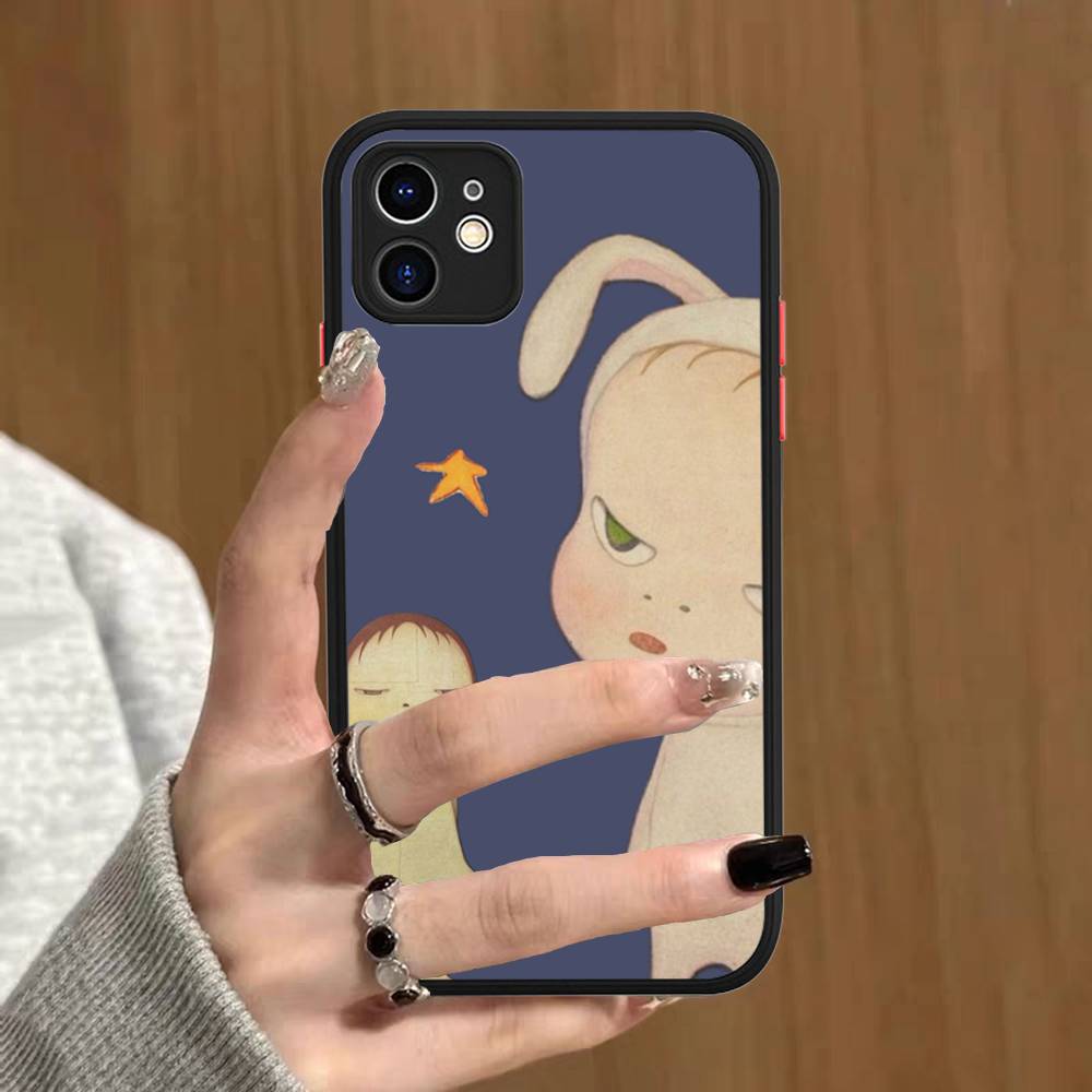 Contemporary Art Yoshitomo Nara Matte Translucent Phone Case For Iphone 16 ProMax 15 14 13 12 11 X XS PRO Plus iphone 14 pro
Contemporary Art Yoshitomo Nara Matte Translucent Phone Case For Iphone 16 ProMax 15 14 13 12 11 X XS PRO Plus iphone 14 pro