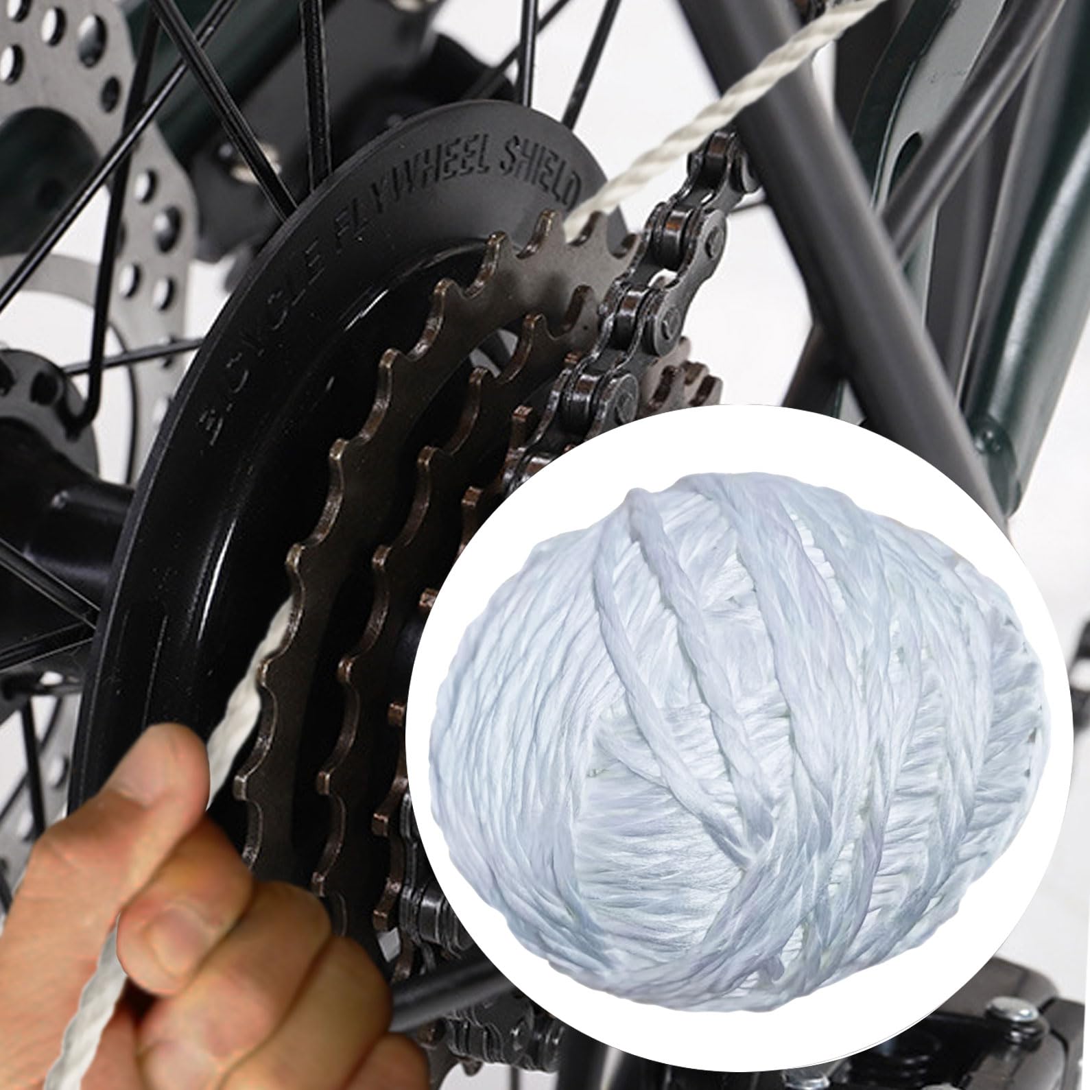 EdisonBrain Средство для чистки шестерен Велосипедная микрофибровая нить 200 г Длина примерно 180 м Диаметр проволоки примерно Удаление грязи из зазоров Чистящая веревка Нить
EdisonBrain Средство для чистки шестерен Велосипедная микрофибровая нить 200 г Длина примерно 180 м Диаметр проволоки примерно Удаление грязи из зазоров Чистящая веревка Нить