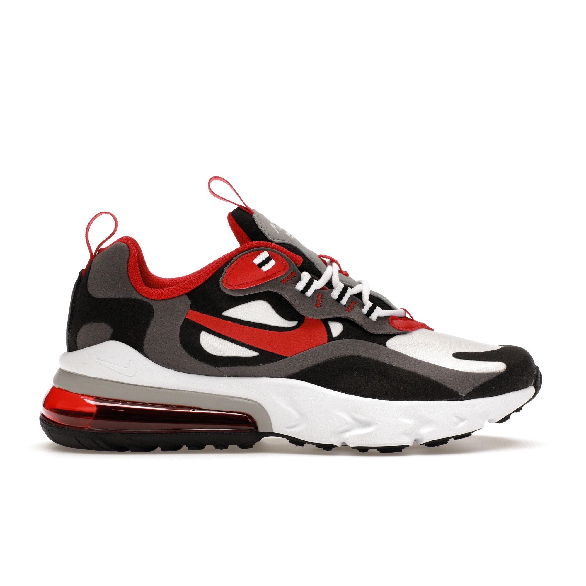 Nike Air Max 270 React GS University красные женские кроссовки серые железно-серые черно-белые BQ0103-011
Nike Air Max 270 React GS University красные женские кроссовки серые железно-серые черно-белые BQ0103-011