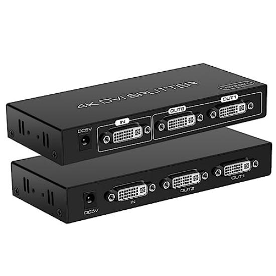 DVI splitter 1 input 2 outputs simultaneous output SP12D DVI splitter Splitter with EDID copy function 2 monitors simultaneous output branch PC laptop
DVI splitter 1 input 2 outputs simultaneous output SP12D DVI splitter Splitter with EDID copy function 2 monitors simultaneous output branch PC laptop