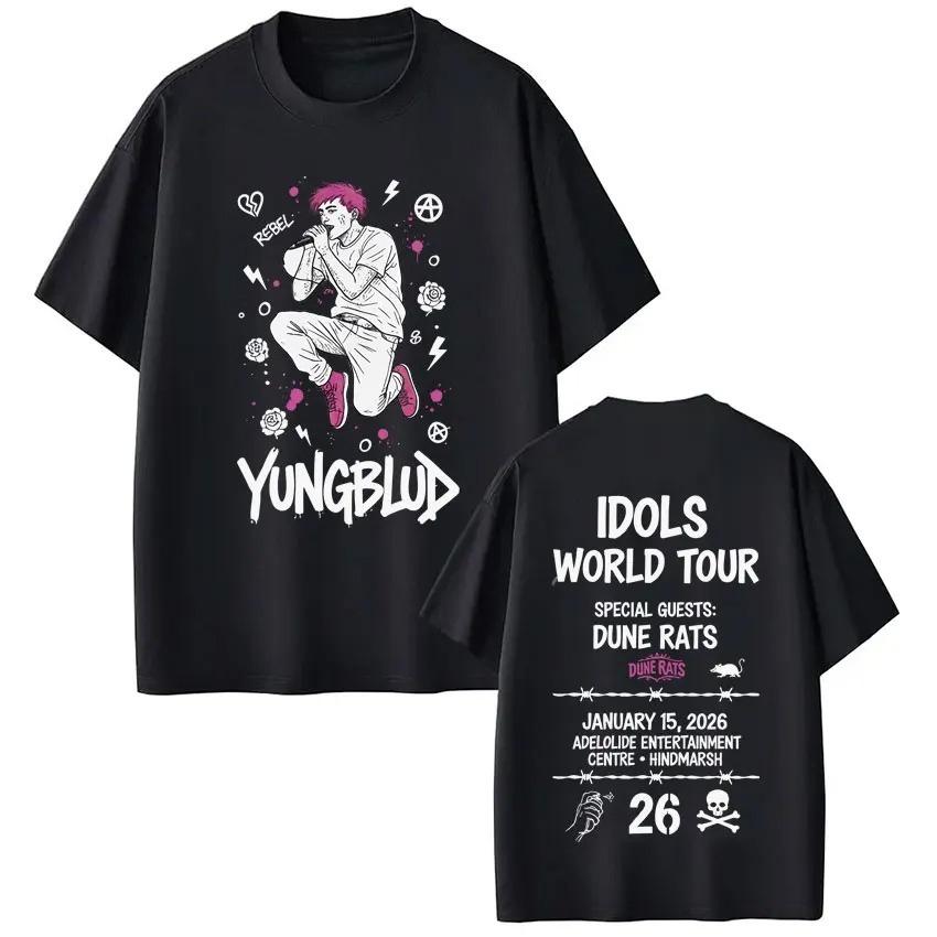 Unisex Women Gothic Punk Tshirts Singer Yungblud IDOLS Tour 2026 Graphics Tshirt Shortsleeved Loose Hiphop Cotton Tshirts Tops S
Unisex Women Gothic Punk Tshirts Singer Yungblud IDOLS Tour 2026 Graphics Tshirt Shortsleeved Loose Hiphop Cotton Tshirts Tops S