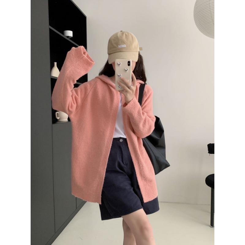 Осень и зима новый однобортный вязаный кардиган свитер куртка с капюшоном однотонный темпераментный топ женский one size fits all розовый
Осень и зима новый однобортный вязаный кардиган свитер куртка с капюшоном однотонный темпераментный топ женский one size fits all розовый