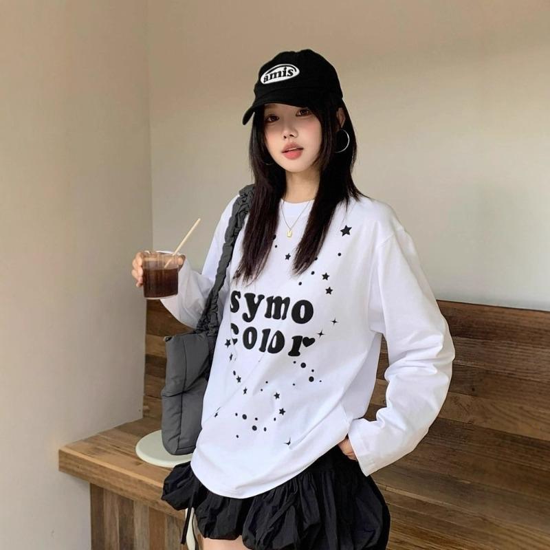 New Popular Autumn and Winter Long-sleeved American Design Tops for Women, Loose Pure Cotton Inner Layering Shirts S белый
New Popular Autumn and Winter Long-sleeved American Design Tops for Women, Loose Pure Cotton Inner Layering Shirts S белый