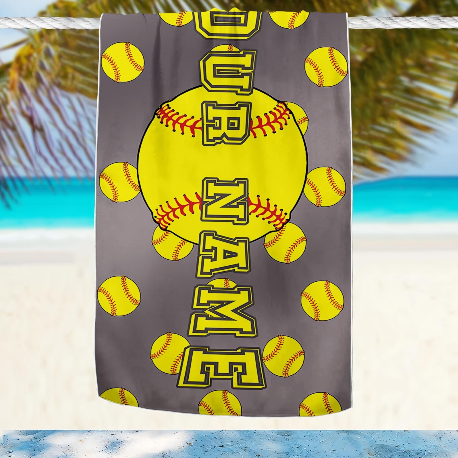 Personalized Beach Towel - Baseball Pattern with Custom Name Premium Quality for Fun Beach, Swimming, Outdoor 50x100cm
Personalized Beach Towel - Baseball Pattern with Custom Name Premium Quality for Fun Beach, Swimming, Outdoor 50x100cm