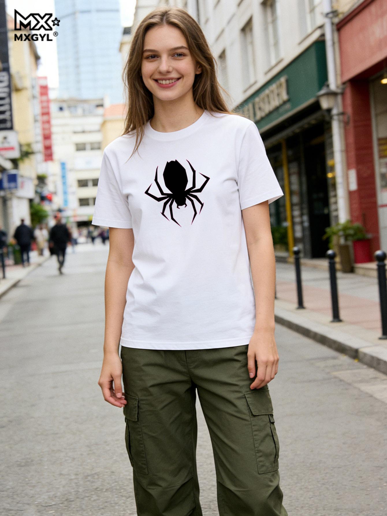 2026 New Style Large-size Patterned T-shirt Spider Web Print Modern Casual Loose Wear Pure Cotton Aesthetic Unisex Classic M белый
2026 New Style Large-size Patterned T-shirt Spider Web Print Modern Casual Loose Wear Pure Cotton Aesthetic Unisex Classic M белый