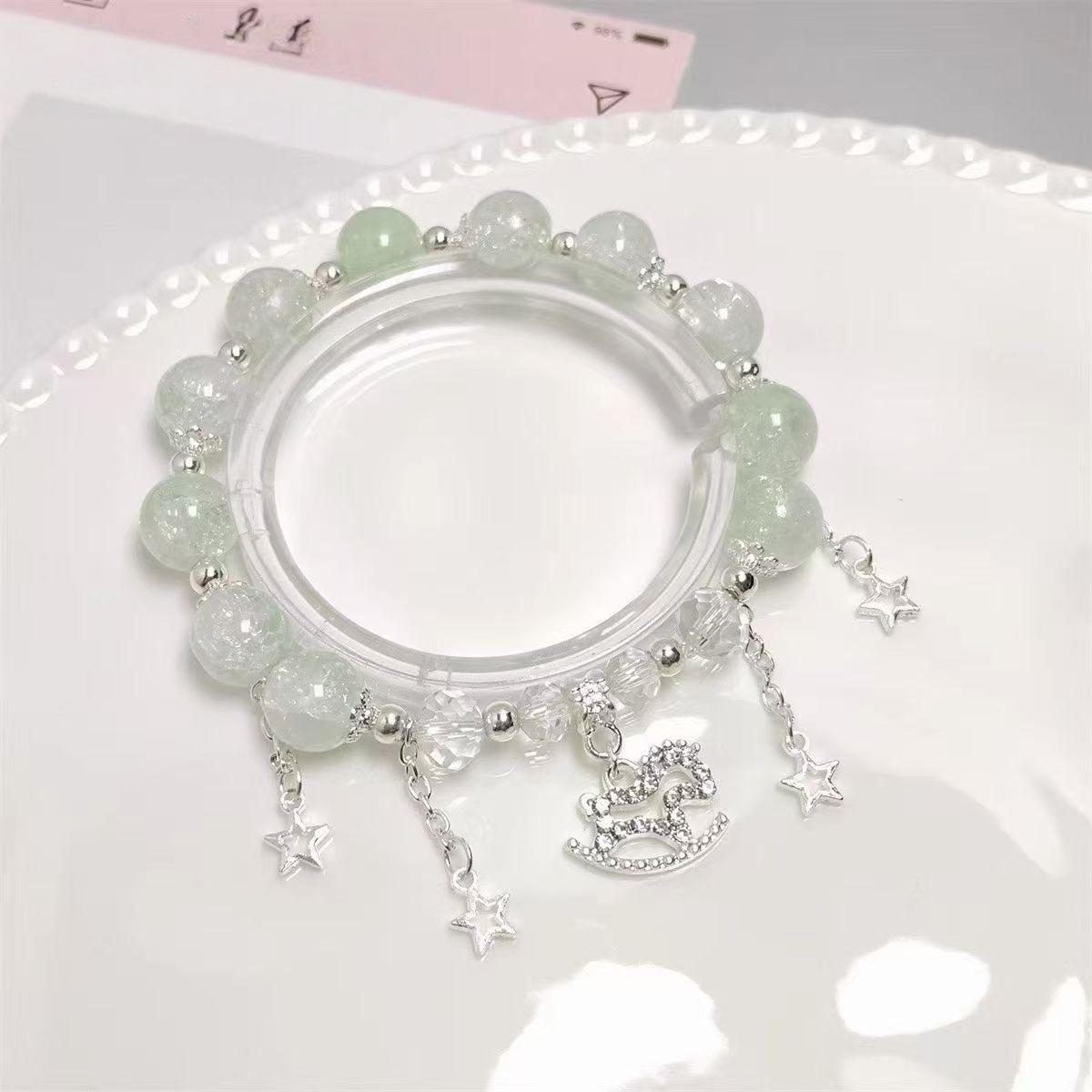 Fairy Sparkling Diamond Rocking Horse Charm Bracelet - Light Luxury Fashion Jewelry
Fairy Sparkling Diamond Rocking Horse Charm Bracelet - Light Luxury Fashion Jewelry