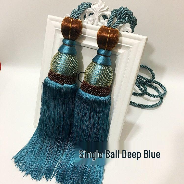 Gold Thread Net Ball Curtain Tie-backs (Pair) - Hooks Not Included - Ideal for Living Room or Wedding Ceremony Tassels.
Gold Thread Net Ball Curtain Tie-backs (Pair) - Hooks Not Included - Ideal for Living Room or Wedding Ceremony Tassels.