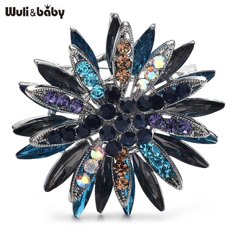 Wuli&baby 2 Layers Sparkling Rhinestone Flower Coat Brooch Crystal Plant Badge For Women Cloth Accessory
Wuli&baby 2 Layers Sparkling Rhinestone Flower Coat Brooch Crystal Plant Badge For Women Cloth Accessory
