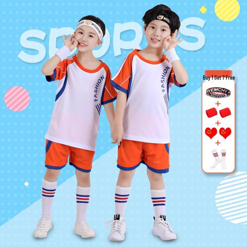 Short-Sleeve Toddler Basketball & Football Training Uniform Set for Boys and Girls - Summer Sports Performance Costume 2XL
Short-Sleeve Toddler Basketball & Football Training Uniform Set for Boys and Girls - Summer Sports Performance Costume 2XL