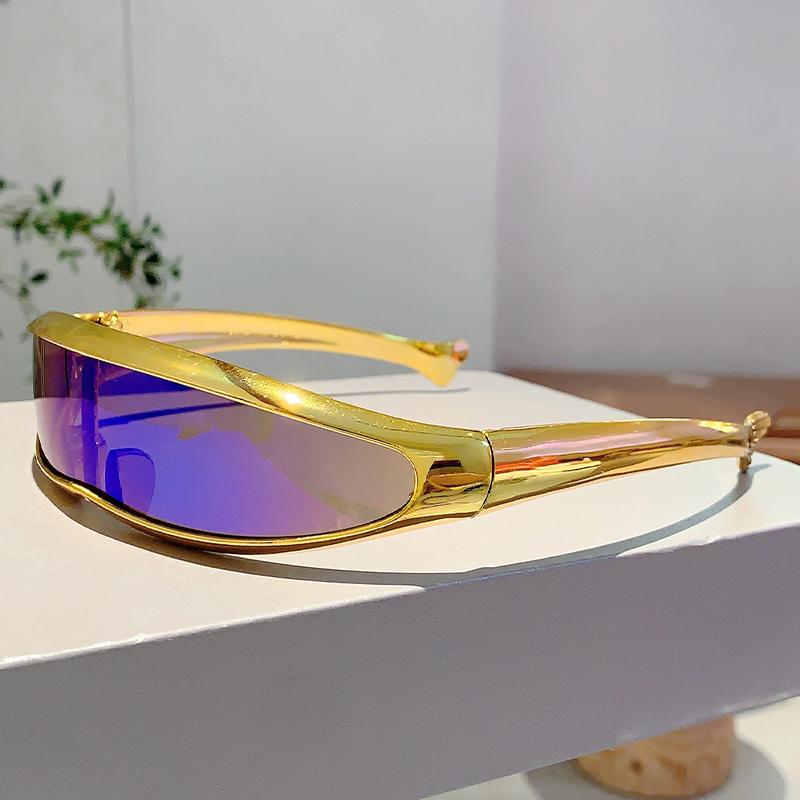 KAMMPT Stylish Oversize Men Shades Colorful Decoration Women Sunglasses Y2K Outdoor Design Sun Glasses for Cycling Driving as picture shows
KAMMPT Stylish Oversize Men Shades Colorful Decoration Women Sunglasses Y2K Outdoor Design Sun Glasses for Cycling Driving as picture shows