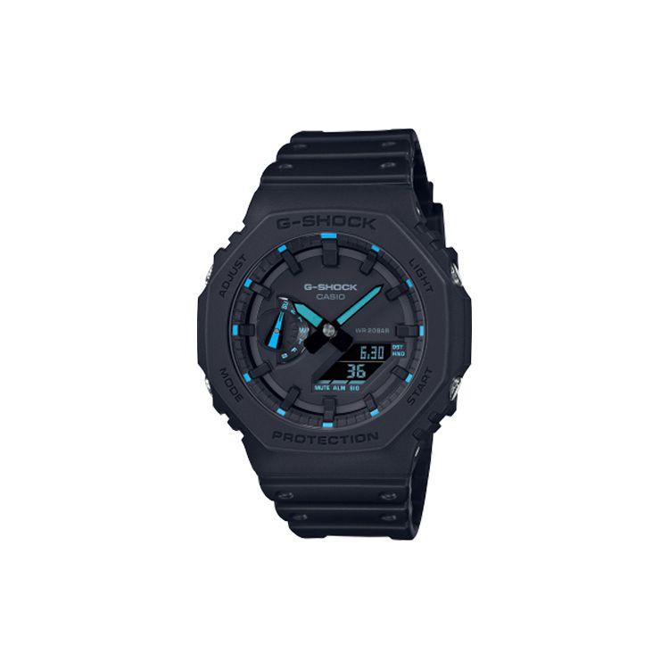 Casio G-Shock Dual Display Series Night Neon Classic Fashion Octagonal Trend Sports Quartz Movement Resin Strap Men watches Black GA-2100-1A2PR Regular Watch Box,Blue
Casio G-Shock Dual Display Series Night Neon Classic Fashion Octagonal Trend Sports Quartz Movement Resin Strap Men watches Black GA-2100-1A2PR Regular Watch Box,Blue