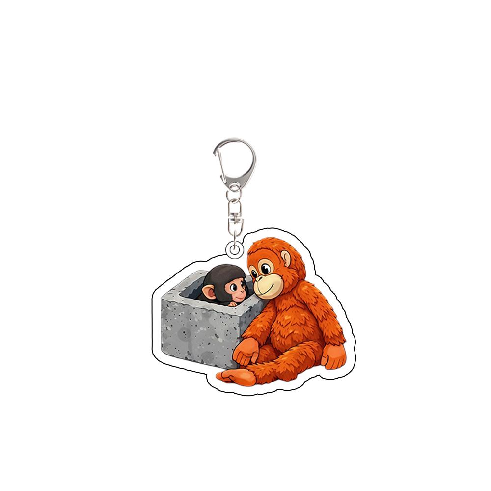 For Cute Zoo Punch Baby Monkey Ora Mama Q Version Acrylic Keychain Peripherals Creativity Cartoons Backpack Accessories Gifts
For Cute Zoo Punch Baby Monkey Ora Mama Q Version Acrylic Keychain Peripherals Creativity Cartoons Backpack Accessories Gifts