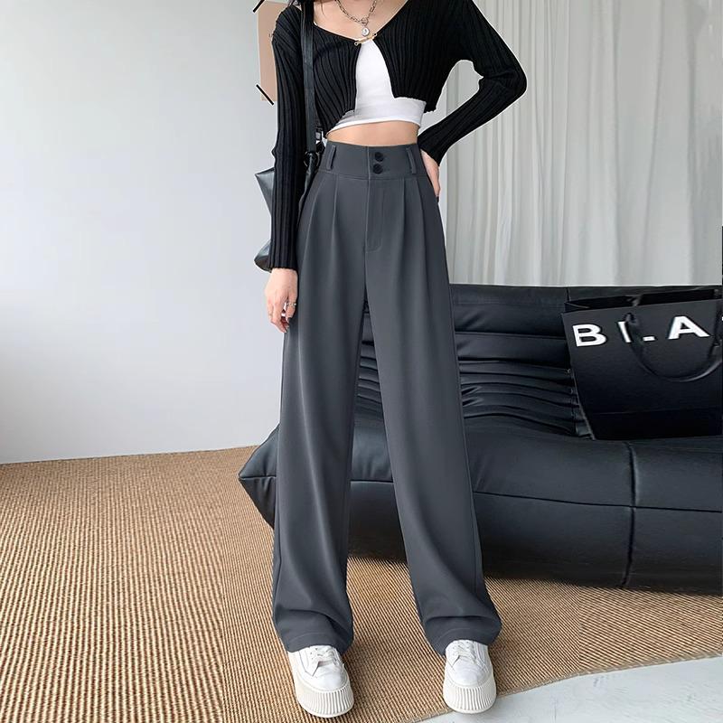 2025 High-End Women s Petite Wide-Leg Double-Button Suit Pants - New Narrow Version, Spring/Autumn Casual Drape, Perfect Fit for 145cm-150cm M (Recommended 48-53kg)
2025 High-End Women s Petite Wide-Leg Double-Button Suit Pants - New Narrow Version, Spring/Autumn Casual Drape, Perfect Fit for 145cm-150cm M (Recommended 48-53kg)