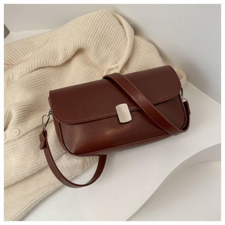 Stylish Hong Kong Style Minimalist Shoulder Bag For Women 2024 Winter Urban Commuter Handbag темно-коричневого кольору
Stylish Hong Kong Style Minimalist Shoulder Bag For Women 2024 Winter Urban Commuter Handbag темно-коричневого кольору