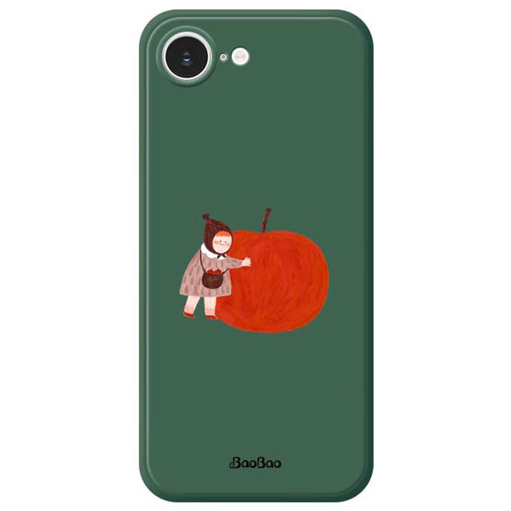 For iPhone 16e Case Hug Red Apple Pattern Printing Straight Edge TPU Phone Back Cover Green
For iPhone 16e Case Hug Red Apple Pattern Printing Straight Edge TPU Phone Back Cover Green