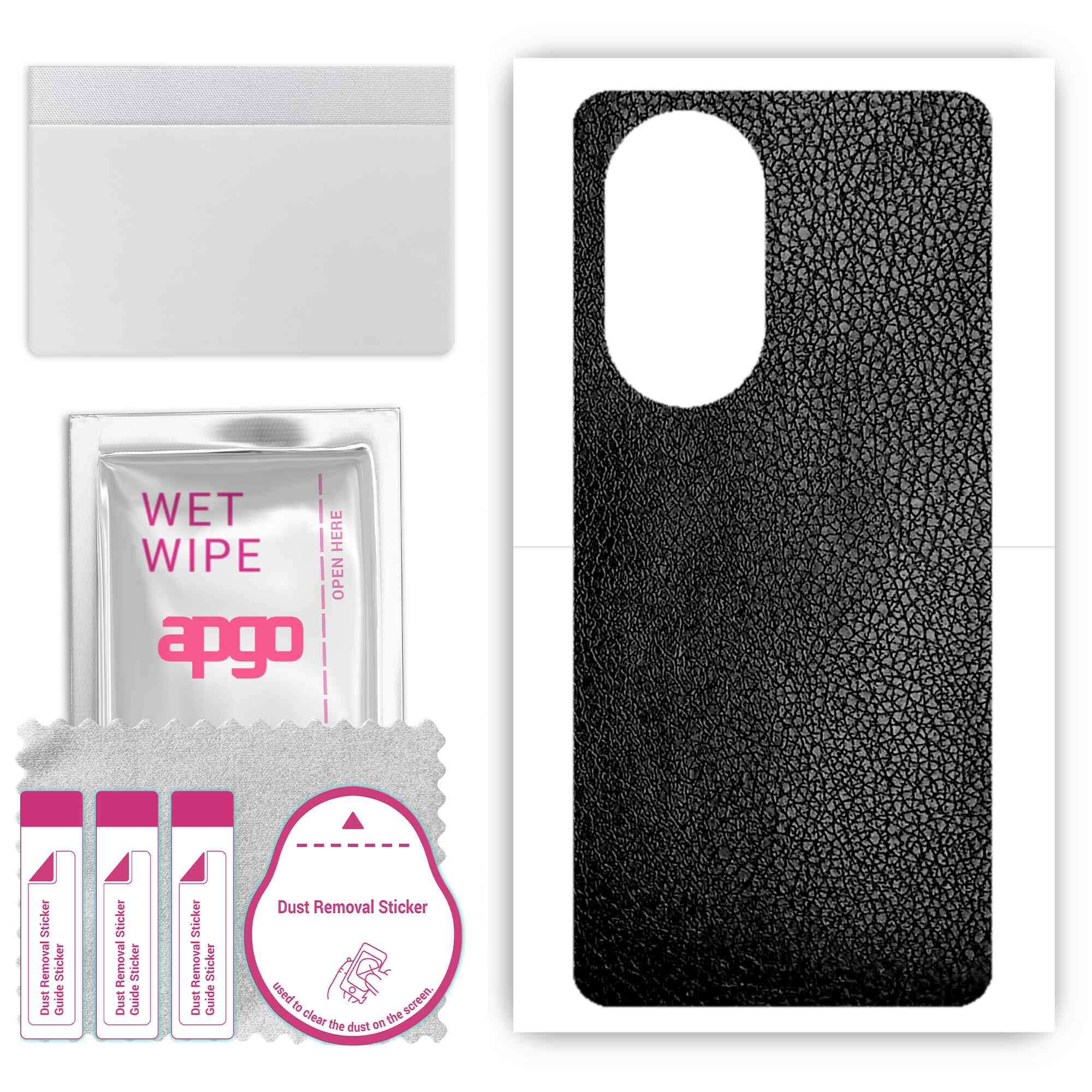 apgo Protective Skin Sticker for the back compatible with Motorola Moto Edge X30, Wrap Film, Foil, Vinyl - Pattern Black Leather
apgo Protective Skin Sticker for the back compatible with Motorola Moto Edge X30, Wrap Film, Foil, Vinyl - Pattern Black Leather