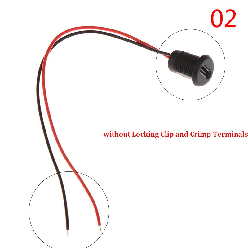 30V 3A IP67 Waterproof TYPE-C Female Socket with Locking Clip and Crimp Terminals for Scooter Parts and DIY Electronics
30V 3A IP67 Waterproof TYPE-C Female Socket with Locking Clip and Crimp Terminals for Scooter Parts and DIY Electronics