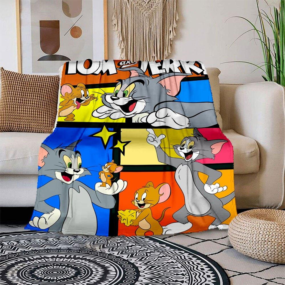 Tom and Jerry Poster Kids Room Decor Wall Art PrintBlanket Flannel Throw Blanket for Sofa, Bed, Travel, Camping, Office 100x150cm
Tom and Jerry Poster Kids Room Decor Wall Art PrintBlanket Flannel Throw Blanket for Sofa, Bed, Travel, Camping, Office 100x150cm