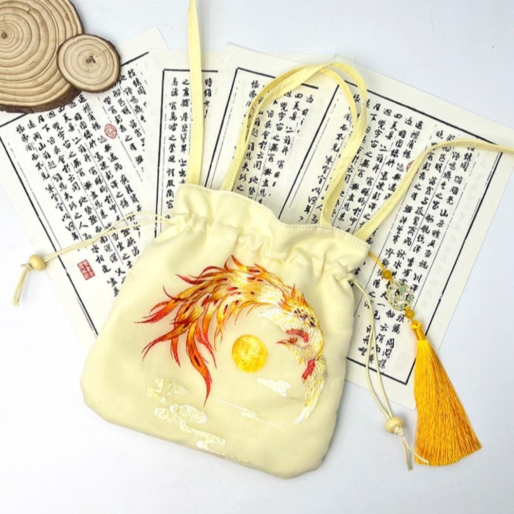 Elegant Hanfu Embroidery Handbag Sweet Small Purse Bag Chinese Style Drawstring Bucket Bag Daily Style 15
Elegant Hanfu Embroidery Handbag Sweet Small Purse Bag Chinese Style Drawstring Bucket Bag Daily Style 15