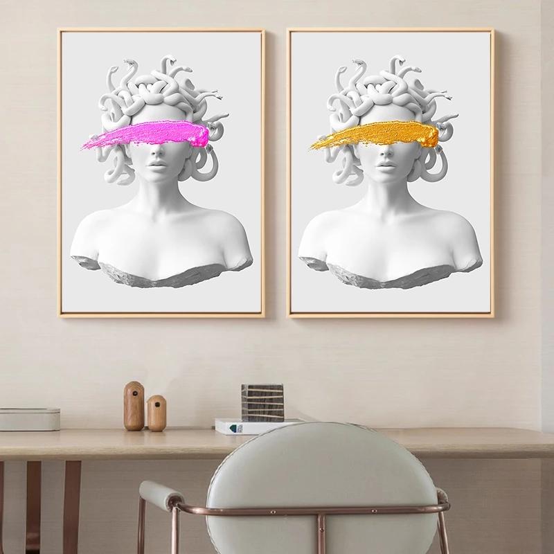 (solid Wood Frame) Medusa - Graffiti Wall Sculpture Canvas Art Poster and Print Picture for Living Room Home
(solid Wood Frame) Medusa - Graffiti Wall Sculpture Canvas Art Poster and Print Picture for Living Room Home