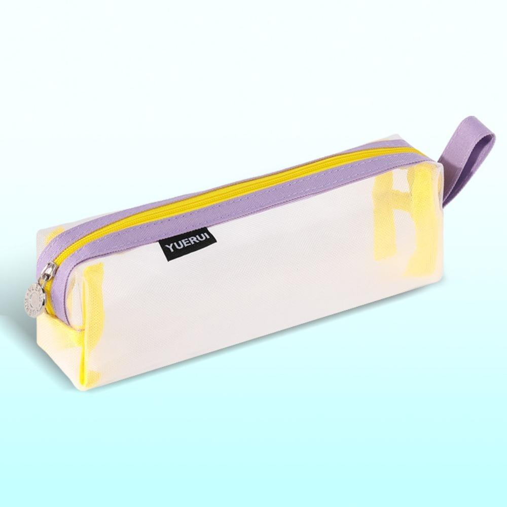 Mesh Triangle Pencil Bag Stationery Box Large Capacity Bilayer Students Pen Cases Stationery Organizer Exam Storage Bag Gift
Mesh Triangle Pencil Bag Stationery Box Large Capacity Bilayer Students Pen Cases Stationery Organizer Exam Storage Bag Gift