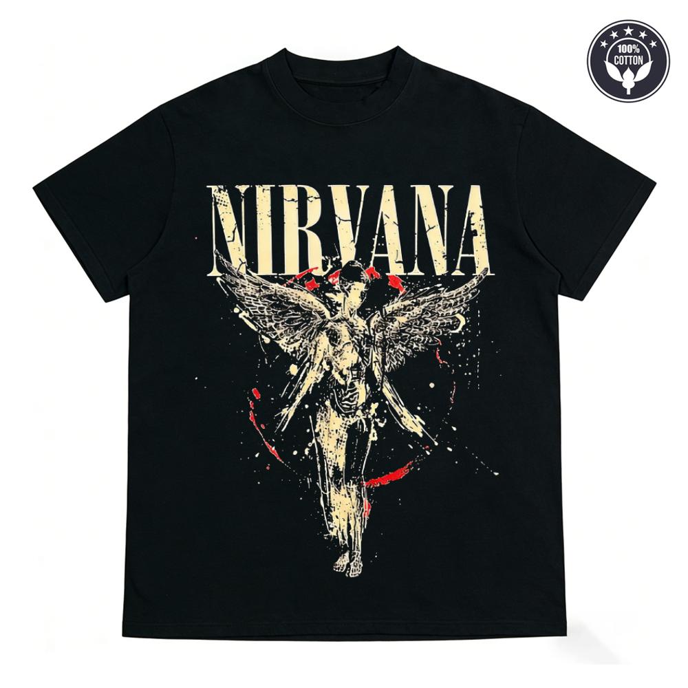 Nirvana Garbage Rock Band Graphic T-shirt 100%Cotton Y2K Aesthetic Unisex Hip Hop Summer Printed Casual Tee For Men Women S
Nirvana Garbage Rock Band Graphic T-shirt 100%Cotton Y2K Aesthetic Unisex Hip Hop Summer Printed Casual Tee For Men Women S