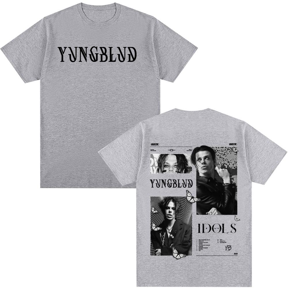 Yungblud IDOLS Album Tour Casual T Shirts Fan Gifts Men s Women Clothing Hip Hop Short Sleeve T-shirts Unisex T-shirt Streetwear 4XL
Yungblud IDOLS Album Tour Casual T Shirts Fan Gifts Men s Women Clothing Hip Hop Short Sleeve T-shirts Unisex T-shirt Streetwear 4XL