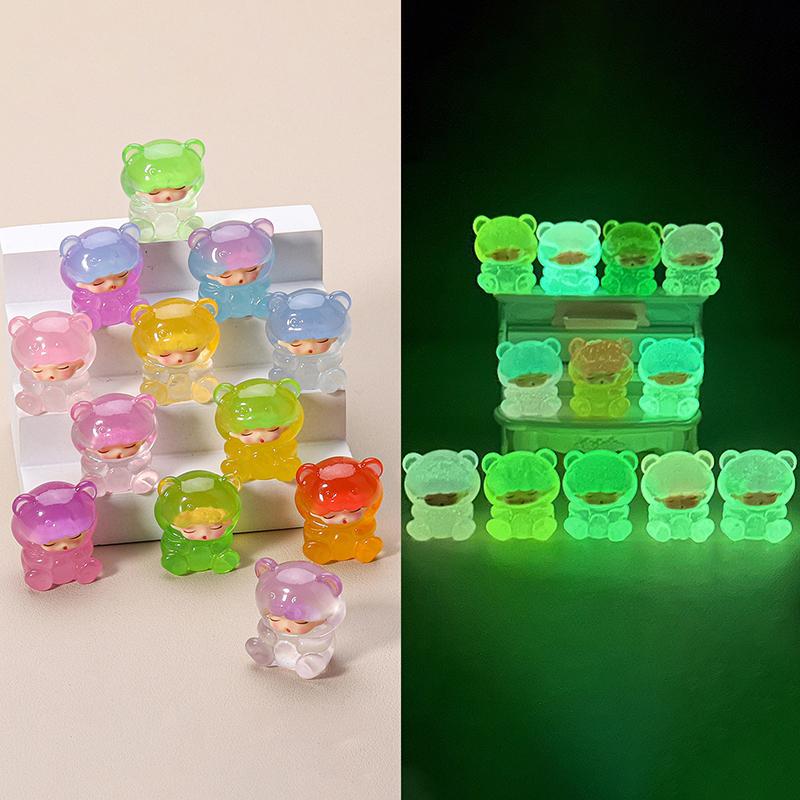 3Pcs Resin Luminous Gradient Bears Miniatures Diy Flatback Embellishments Supplies Kawaii Parts Diy Charms Accessories
3Pcs Resin Luminous Gradient Bears Miniatures Diy Flatback Embellishments Supplies Kawaii Parts Diy Charms Accessories