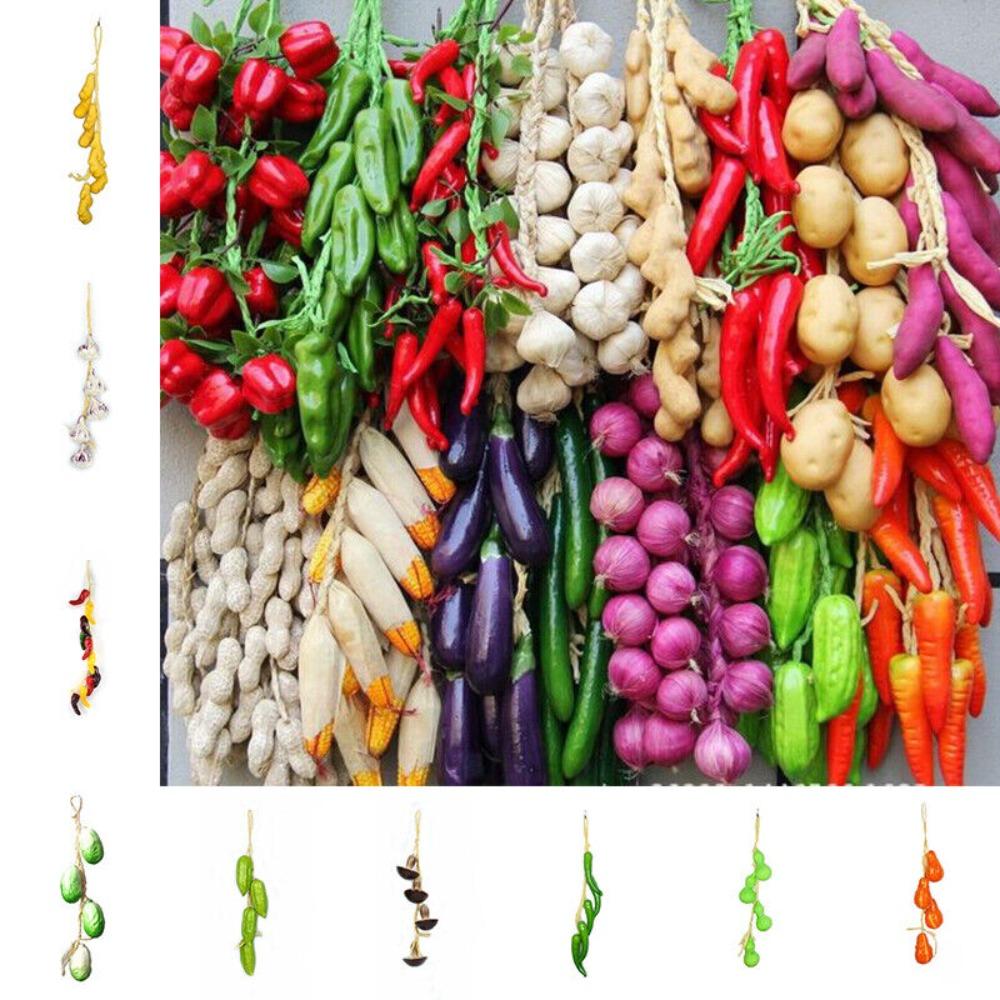 Artificial Hanging Artificial String Vegetables Colorful Fake Foods Kitchen Decoration 9
Artificial Hanging Artificial String Vegetables Colorful Fake Foods Kitchen Decoration 9