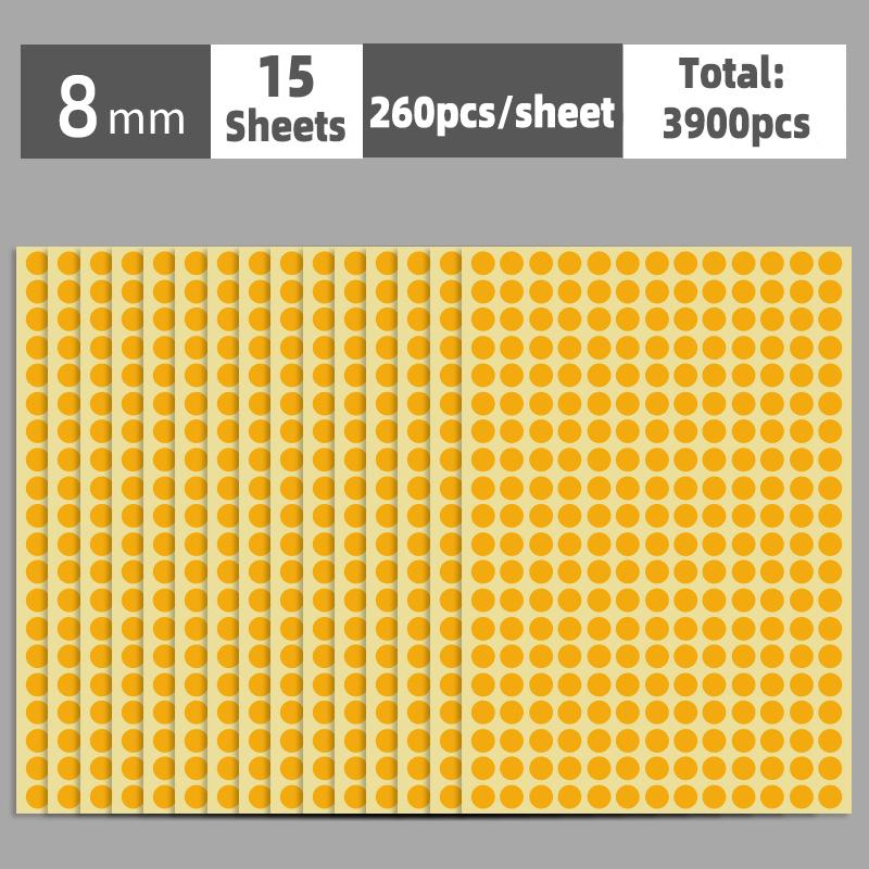 6mm-100mm Self Adhesive Dot Label Stickers 15 Sheets Multi Color and Size Round Stickers for Food Containers/Scrapbook/Packaging 100mm помаранчевий
6mm-100mm Self Adhesive Dot Label Stickers 15 Sheets Multi Color and Size Round Stickers for Food Containers/Scrapbook/Packaging 100mm помаранчевий
