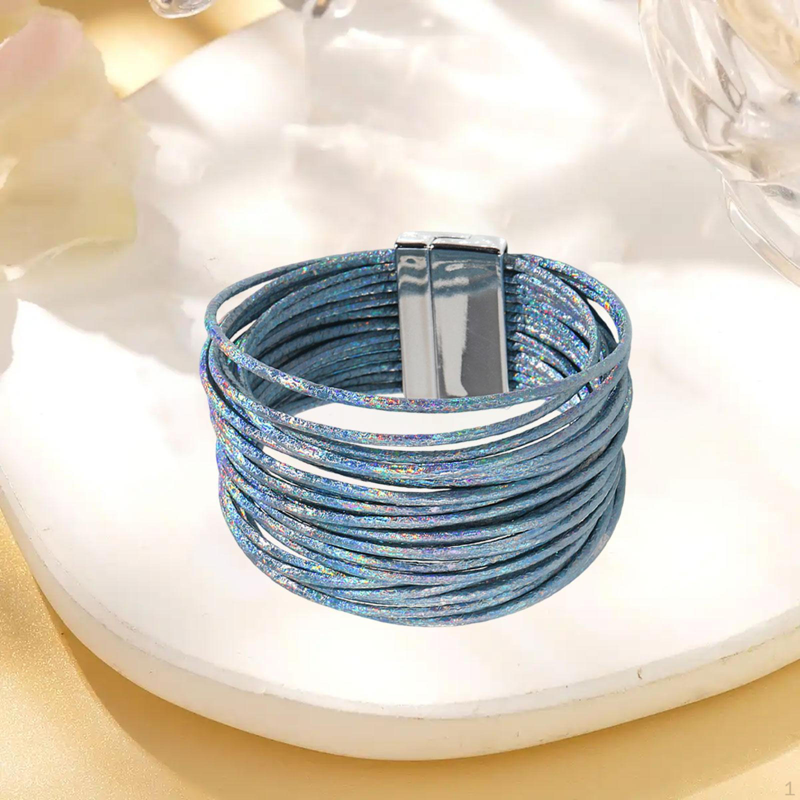 And Versatile Women s Wrap Bracelet, Made of Zinc Alloy, Comfortable to Wear with An Elegant Blue Colored
And Versatile Women s Wrap Bracelet, Made of Zinc Alloy, Comfortable to Wear with An Elegant Blue Colored