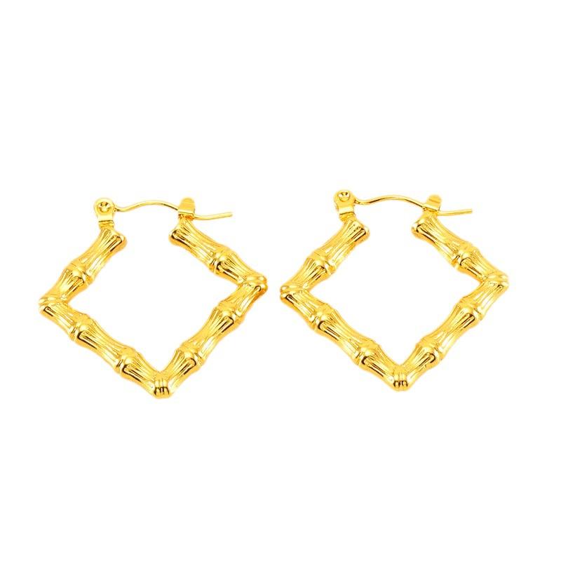 Stainless Steel Geometric Bamboo Joint Hoop Earrings For Women Personality Creative Earrings Jewelry Gift
Stainless Steel Geometric Bamboo Joint Hoop Earrings For Women Personality Creative Earrings Jewelry Gift