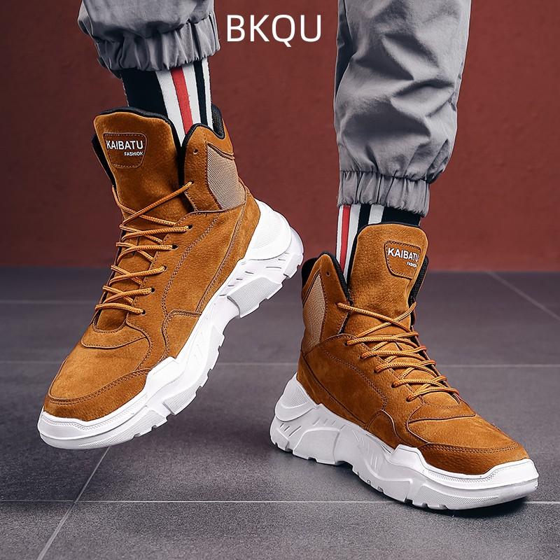 Men s Shoes Platform Hiking Elastic Fashion Sports Casual High Top Wear-Resistant Heighten Outdoor Spring and Autumn Main Push
Men s Shoes Platform Hiking Elastic Fashion Sports Casual High Top Wear-Resistant Heighten Outdoor Spring and Autumn Main Push