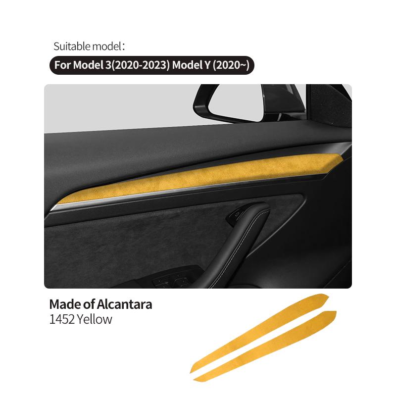 Top Suede For Tesla Model 3 (2020-2023) Model Y (2020- ) Door Inner Handle Trim Sticker Car Premium Interior Tuning Accessories
Top Suede For Tesla Model 3 (2020-2023) Model Y (2020- ) Door Inner Handle Trim Sticker Car Premium Interior Tuning Accessories
