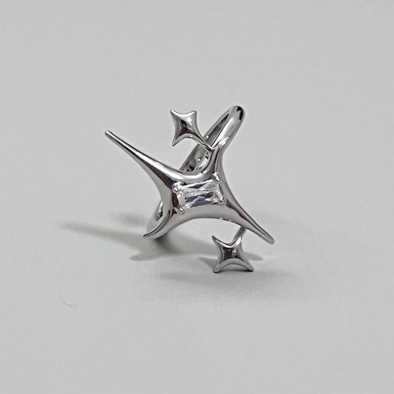 Vintage Irregular Cross Star Zircon Couple Ring For Women Men Punk Gothic Opening Adjustable Rings Finger Jewelry Accessories
Vintage Irregular Cross Star Zircon Couple Ring For Women Men Punk Gothic Opening Adjustable Rings Finger Jewelry Accessories