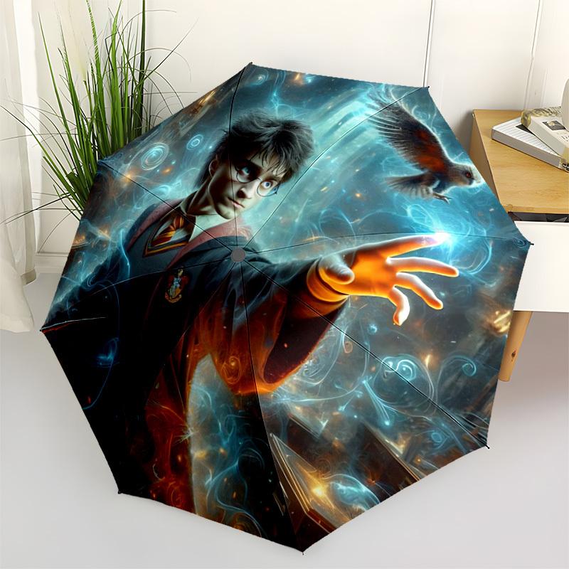 1pc Harry Potter Automatic Folding Umbrella - Compact 8-Rib Design, Durable Plastic & Iron, Perfect Gift for Friends & Family, yy250923087
1pc Harry Potter Automatic Folding Umbrella - Compact 8-Rib Design, Durable Plastic & Iron, Perfect Gift for Friends & Family, yy250923087