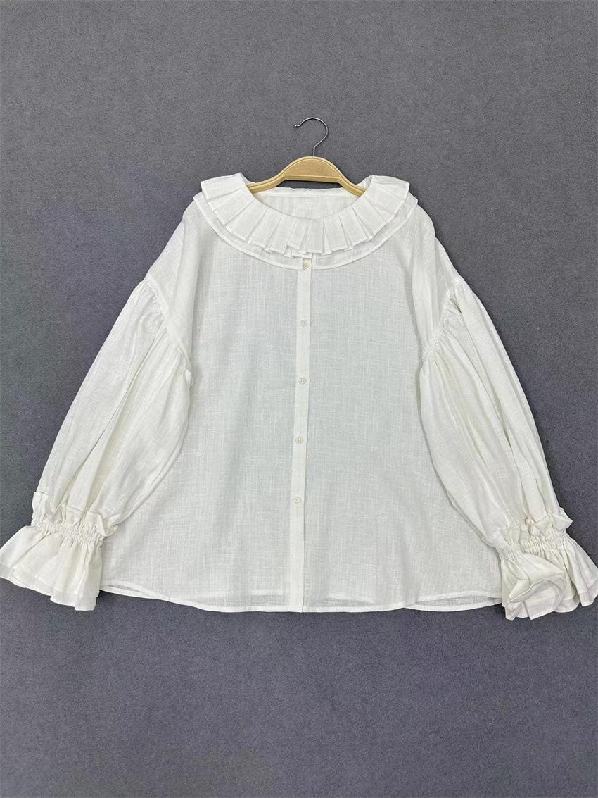 Johnature Рубашка в японском дворцовом стиле с двойным воротником и рукавами, женская, весна-осень, свободные однотонные рубашки One Size белый
Johnature Рубашка в японском дворцовом стиле с двойным воротником и рукавами, женская, весна-осень, свободные однотонные рубашки One Size белый