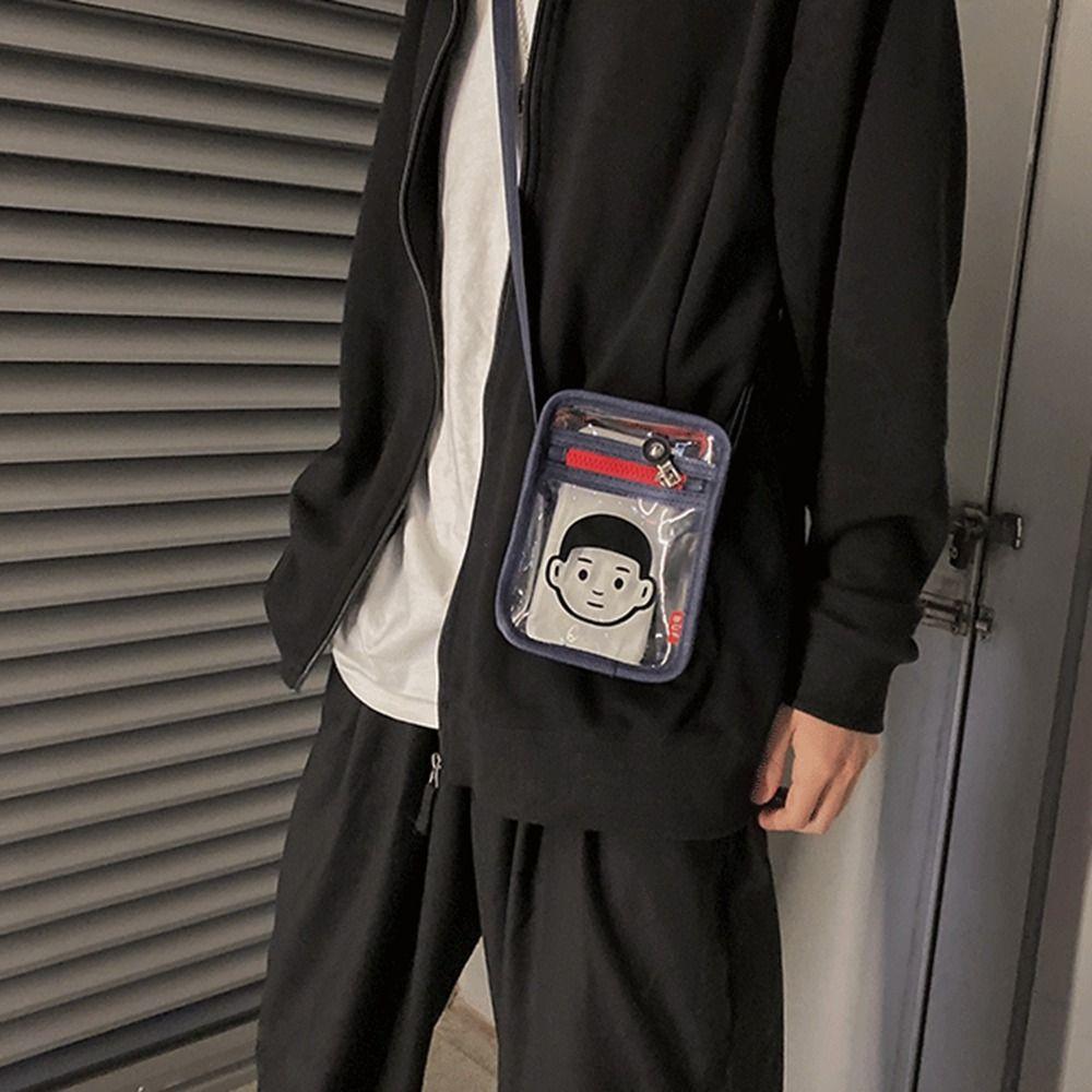 Jelly Bag Crossbody Bag Printed Couple Shoulder Bag Portable PVC Transparent Bag Shopping style 3
Jelly Bag Crossbody Bag Printed Couple Shoulder Bag Portable PVC Transparent Bag Shopping style 3