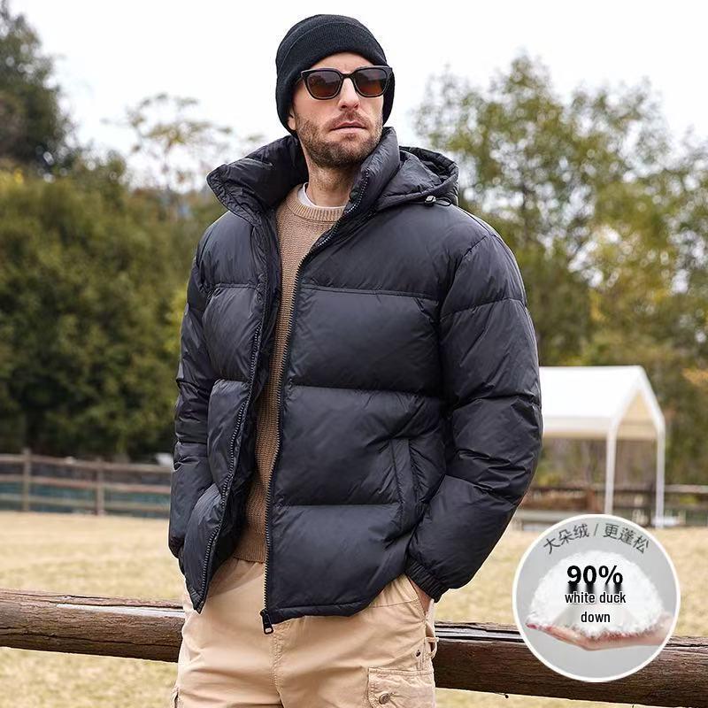 White Duck Down Color Block Hooded Warm Unisex Autumn/Winter Jacket M чорний
White Duck Down Color Block Hooded Warm Unisex Autumn/Winter Jacket M чорний
