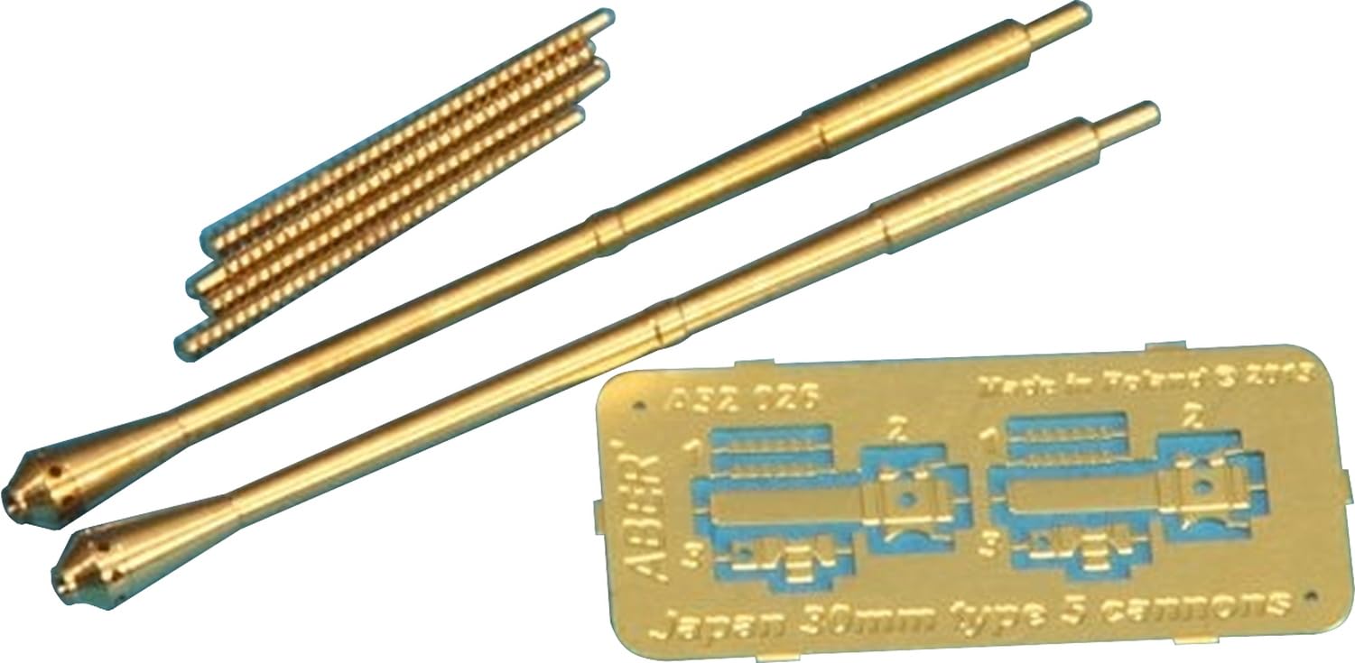 Aber Japanese Type 5 30mm Fixed Machine Gun Set of Plastic Model 32AL026 1/32 Barrel, 2, Parts,
Aber Japanese Type 5 30mm Fixed Machine Gun Set of Plastic Model 32AL026 1/32 Barrel, 2, Parts,