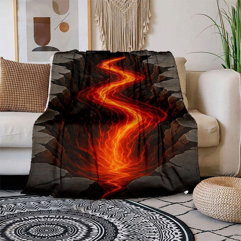 Volcanic Lava Flow Wall Art PrintBlanket Flannel Throw Blanket for Sofa, Bed, Travel, Camping, Office, Couch, Chair, And Bed Gift for Christ 150x180cm
Volcanic Lava Flow Wall Art PrintBlanket Flannel Throw Blanket for Sofa, Bed, Travel, Camping, Office, Couch, Chair, And Bed Gift for Christ 150x180cm