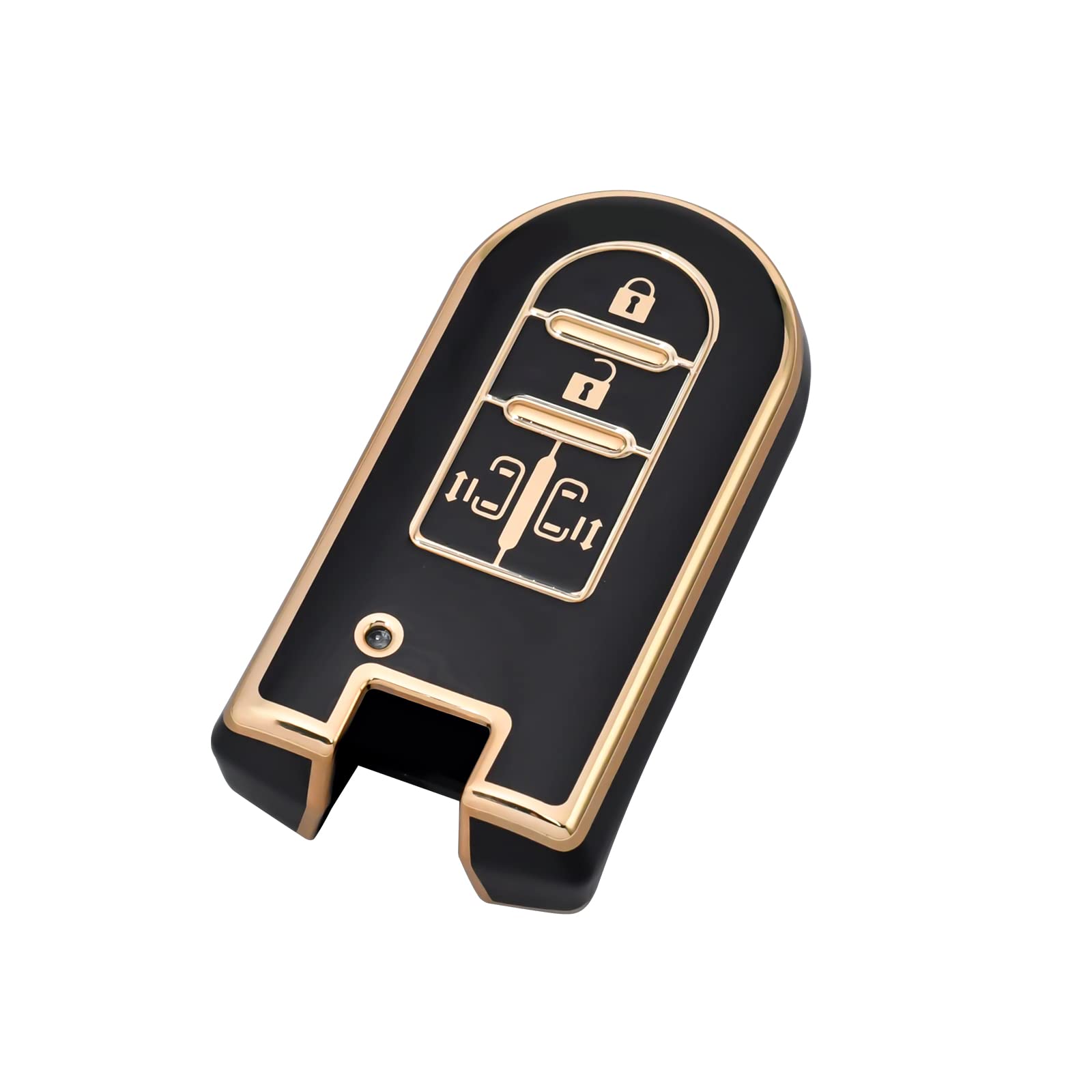Чехол для ключа для смарт-ключа автомобиля Daihatsu / Toyota 4 кнопки Черный / Tanto чёрный
Чехол для ключа для смарт-ключа автомобиля Daihatsu / Toyota 4 кнопки Черный / Tanto чёрный