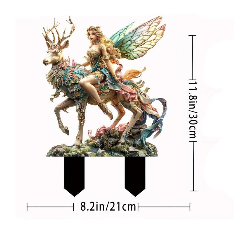 Magic And Deer Forest Spirit Garden Post Card Acrylic Garden Potted Decoration
Magic And Deer Forest Spirit Garden Post Card Acrylic Garden Potted Decoration