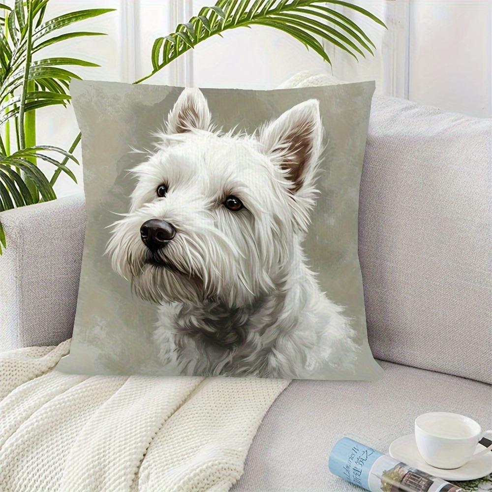 1 West Highland White Terrier Print Pillowcase, 18 x 18 inches, Soft Plush 40x40cm/16x16inch
1 West Highland White Terrier Print Pillowcase, 18 x 18 inches, Soft Plush 40x40cm/16x16inch